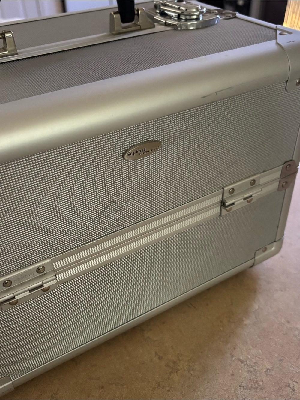 Sephora Silver Makeup Case